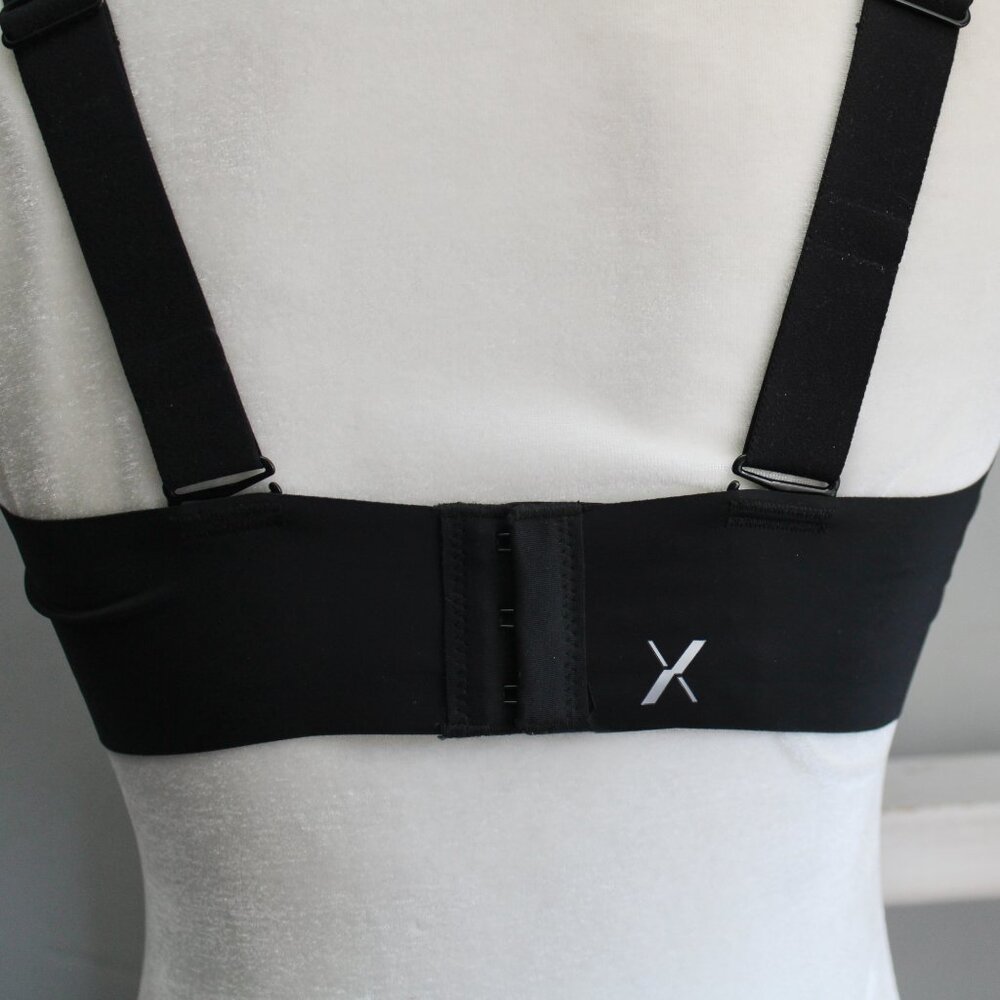 KNIX Women's Padded V-Neck Evolution Bra Wide Strap in Black SIze 3 - Picture 4 of 8
